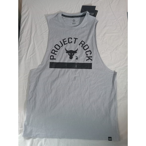 Under Armour Men's‎ Project Rock Show Your Work Sleeveless Sz Large Tank top NWT - Picture 3 of 13